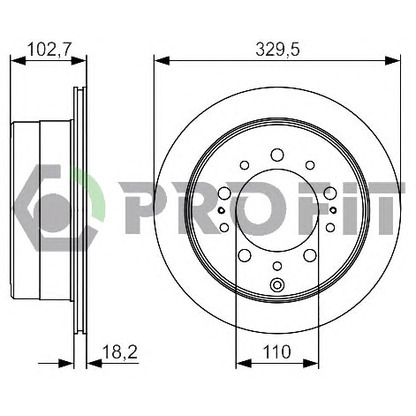 Photo Brake Disc PROFIT 50101597