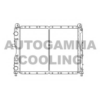 Foto Radiador, refrigeración del motor AUTOGAMMA 100014