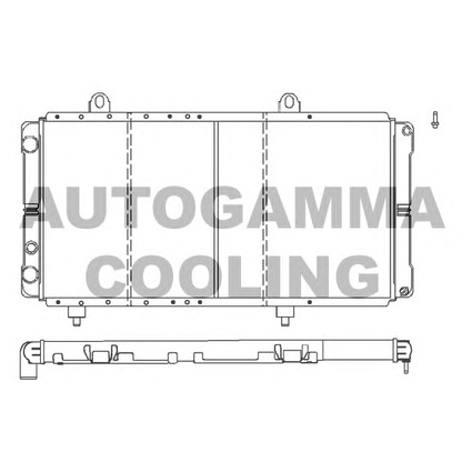 Foto Radiatore, Raffreddamento motore AUTOGAMMA 100026