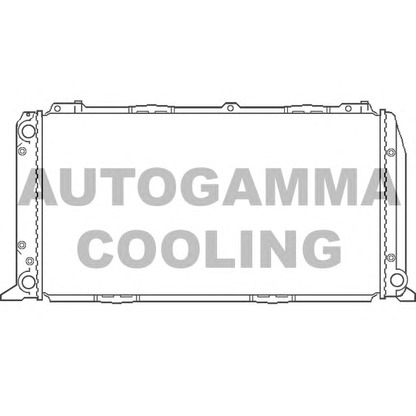 Photo Radiateur, refroidissement du moteur AUTOGAMMA 100041