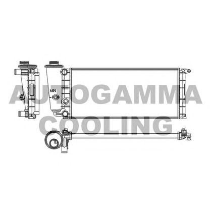 Photo Radiateur, refroidissement du moteur AUTOGAMMA 100077