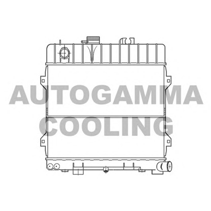 Photo Radiateur, refroidissement du moteur AUTOGAMMA 100092