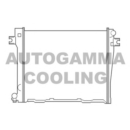 Foto Radiador, refrigeración del motor AUTOGAMMA 100098