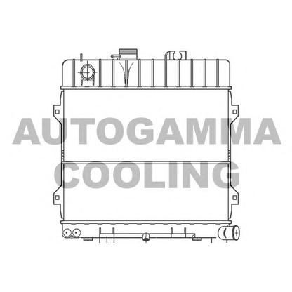 Zdjęcie Chłodnica, układ chłodzenia silnika AUTOGAMMA 100113