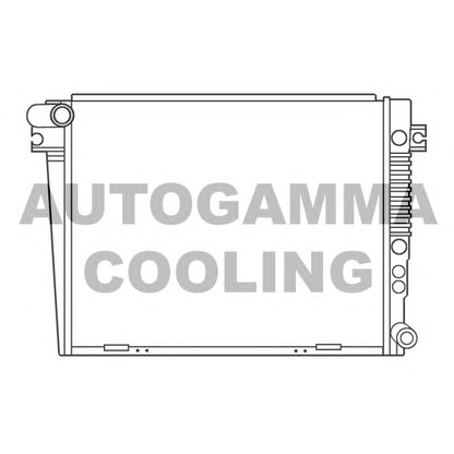 Photo Radiateur, refroidissement du moteur AUTOGAMMA 100123