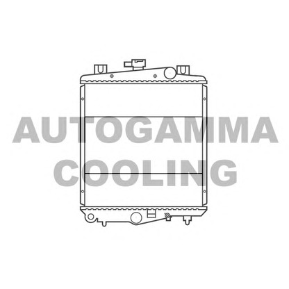 Photo Radiator, engine cooling AUTOGAMMA 100139