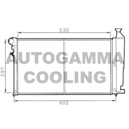 Photo Radiateur, refroidissement du moteur AUTOGAMMA 100197