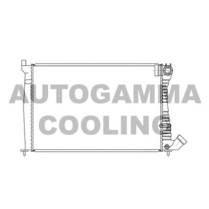 Zdjęcie Chłodnica, układ chłodzenia silnika AUTOGAMMA 100205