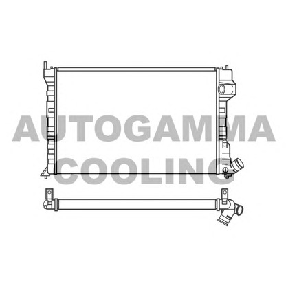 Photo Radiator, engine cooling AUTOGAMMA 100221