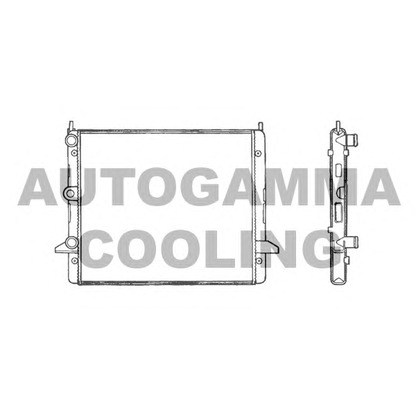 Zdjęcie Chłodnica, układ chłodzenia silnika AUTOGAMMA 100359