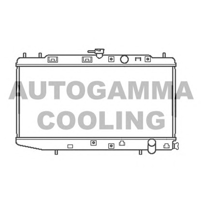 Zdjęcie Chłodnica, układ chłodzenia silnika AUTOGAMMA 100413