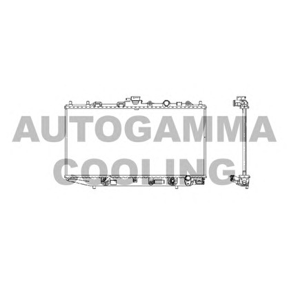 Foto Radiatore, Raffreddamento motore AUTOGAMMA 100420