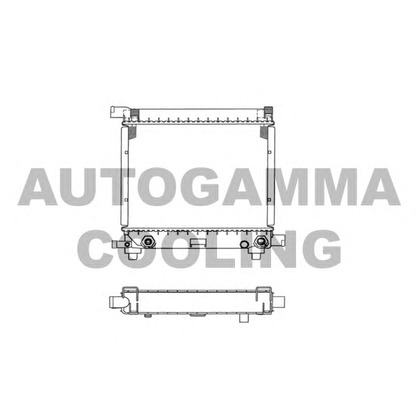 Photo Radiator, engine cooling AUTOGAMMA 100541