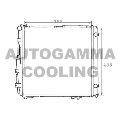 Photo Radiateur, refroidissement du moteur AUTOGAMMA 100558