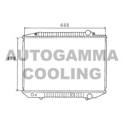 Photo Radiateur, refroidissement du moteur AUTOGAMMA 100561