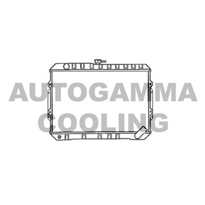 Photo Radiator, engine cooling AUTOGAMMA 100595