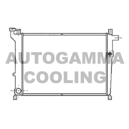 Photo Radiateur, refroidissement du moteur AUTOGAMMA 100613