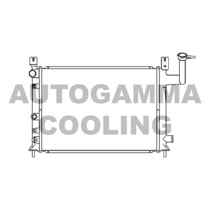 Photo Radiateur, refroidissement du moteur AUTOGAMMA 100639