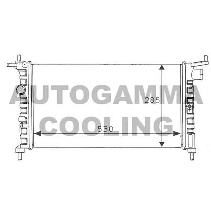 Photo Radiateur, refroidissement du moteur AUTOGAMMA 100674