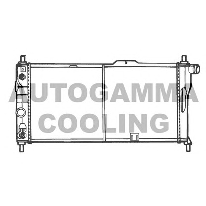 Photo Radiator, engine cooling AUTOGAMMA 100693