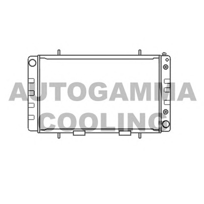 Foto Radiador, refrigeración del motor AUTOGAMMA 100929