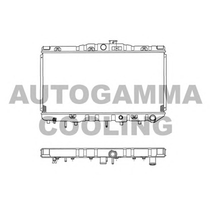 Photo Radiator, engine cooling AUTOGAMMA 100994