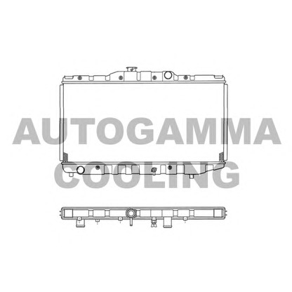 Zdjęcie Chłodnica, układ chłodzenia silnika AUTOGAMMA 101008
