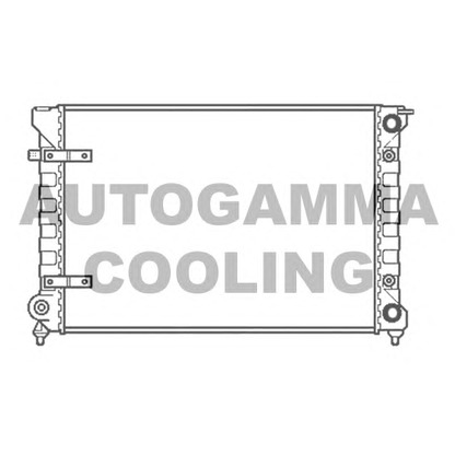 Photo Radiator, engine cooling AUTOGAMMA 101052