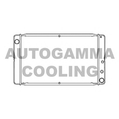Photo Radiator, engine cooling AUTOGAMMA 101103