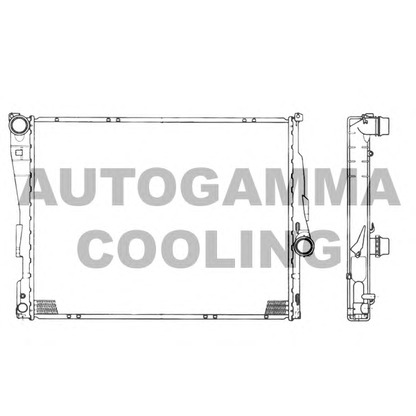 Photo Radiateur, refroidissement du moteur AUTOGAMMA 101127