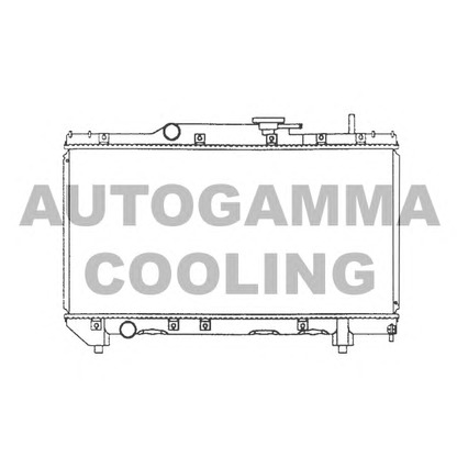Photo Radiator, engine cooling AUTOGAMMA 101268