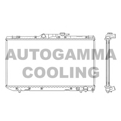 Foto Kühler, Motorkühlung AUTOGAMMA 101271