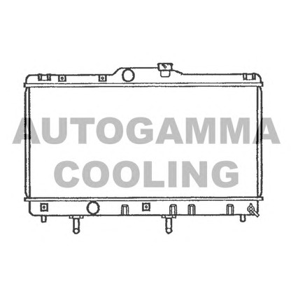 Photo Radiator, engine cooling AUTOGAMMA 101272