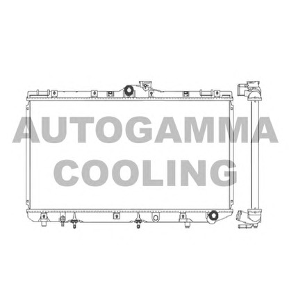 Photo Radiator, engine cooling AUTOGAMMA 101274