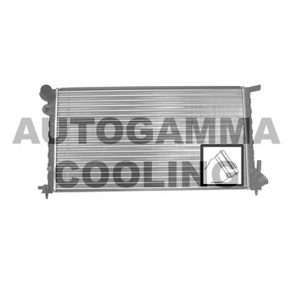 Фото Радиатор, охлаждение двигателя AUTOGAMMA 101306