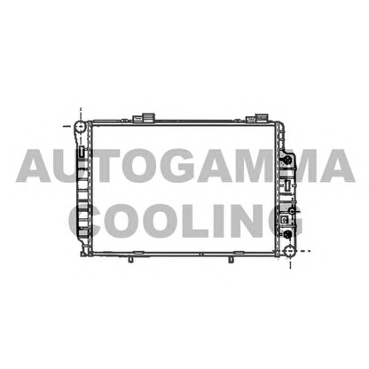 Photo Radiator, engine cooling AUTOGAMMA 101316