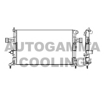 Photo Radiateur, refroidissement du moteur AUTOGAMMA 101339
