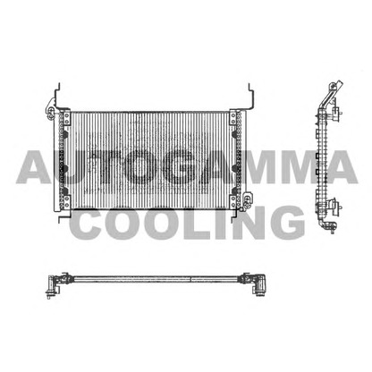 Photo Condenser, air conditioning AUTOGAMMA 101377