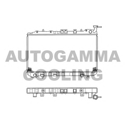 Zdjęcie Chłodnica, układ chłodzenia silnika AUTOGAMMA 101388