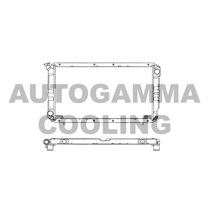 Photo Radiator, engine cooling AUTOGAMMA 101446