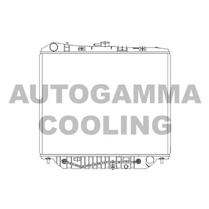 Photo Radiator, engine cooling AUTOGAMMA 101448