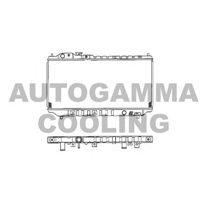 Zdjęcie Chłodnica, układ chłodzenia silnika AUTOGAMMA 101450