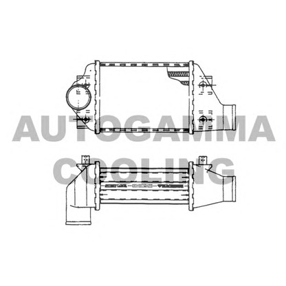 Zdjęcie Chłodnica powietrza doładowującego AUTOGAMMA 101481