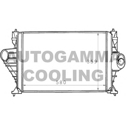 Photo Intercooler, charger AUTOGAMMA 101487