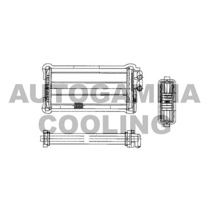 Zdjęcie Wymiennik ciepła, ogrzewanie wnętrza AUTOGAMMA 101607