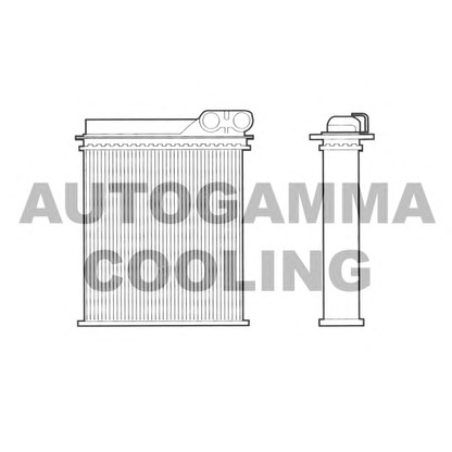 Photo Heat Exchanger, interior heating AUTOGAMMA 101613