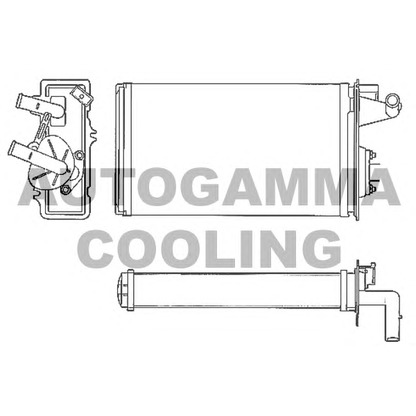 Photo Heat Exchanger, interior heating AUTOGAMMA 101621