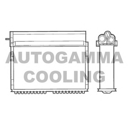 Photo Heat Exchanger, interior heating AUTOGAMMA 101624