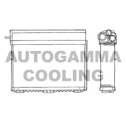 Фото Теплообменник, отопление салона AUTOGAMMA 101625