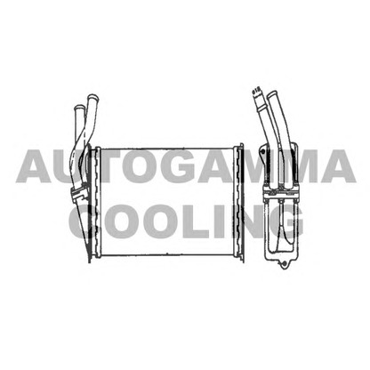 Photo Heat Exchanger, interior heating AUTOGAMMA 101654